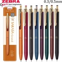 Japan ZEBRA Gel Pen JJ57 Retro Color Limited Edition 0.3/0.5mm Press Metal Pen Barrel Office Rollerball Pen Student Stationery