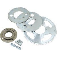Non Tooth 4 Holes Freewheel Clutch Bearings 25H/T8F Sprocket For Electric Scooter Bicycle Pocket Pit Dirt Bike Rear Wheel Parts