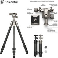 Travel Carbon Fiber Tripod With 360° Panoramic Ball Head F38 Quick Release For Nikon Canon DSLR Camera Tripod