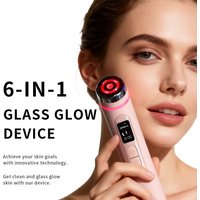 Pink Skin Care Wand Multifunction Face Massager Beauty Device