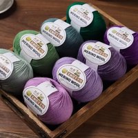 50g/roll Soft Merino Wool Yarn Baby Wool 100M Anti-pilling For DIY Hand Knitting Crochet Scarf Clothes Yarn Clothes Hats