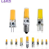 1-10Pcs Brightest E14 G4 G9 LED Lamp AC DC12V 220V 3W 6W COB Led Bulb Warm/Cold White Spotlight Replace Halogen Light Wholesale