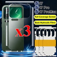1/2/3Sets for Xiaomi 17 Pro Max 17Pro 17PM HD Side Frame Back Full Coverage Protective Film for Xiaomi17 Border Hydrogel Film