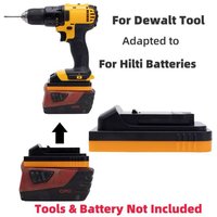 Batteries Converter Adapter For HILTI 22v B22 To For Dewalt 20v Tool Converter(Not Include Tools And Battery)