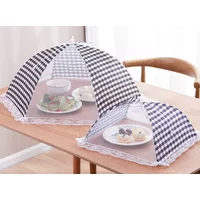 1PC Portable Umbrella Style Food Cover Anti Mosquito Meal Cover Lace Table Home Using Food Cover Kitchen Gadgets Cooking Tools