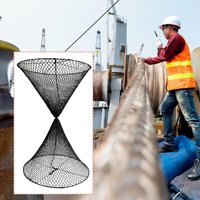 Marine Daylight Signal Polyester Mesh Navigation Indicator Double Cone for Cargo Vessel Anchoring