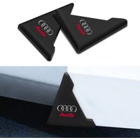 2Pcs Car Door Corner Protective Cover Scratch Protector Silicone Anti-collision Stickers for Audis Sline A1 A2 A3 A4 A5 A6 A7 A8