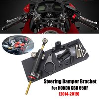 For HONDA CBR650F CBR 650F CBR650 F 2014 2015 2016 2017 2018 2019 Motorcycle CNC Adjustable Steering Damper Stabilizer Mounting