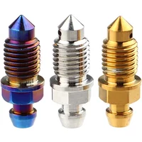 Brake Caliper With Oil Nozzle Tip Oil Drain Screw Disc Brake 304 Stainless Steel Flange Cap M10x1.0/1.25