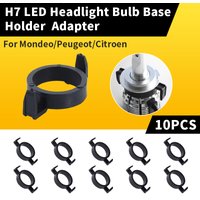 10pcs H7 LED Car Headlight Adapter Base Adapters Holders for FORD MONDEO for PEUGEOT 508,2008,3008 for CITROEN C5,DS5,DS6 etc