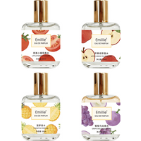 Russia Hot Selling Floral Fruity Perfume 30ml Apple Grape Pineapple Tomato Fresh Natural Eau De Toilette Women Allure Fragrance