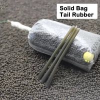 10pcs Carp Fishing Accessories PVA Solid Bag Tail Rubber For Lead System Of Rigs In line Leads Set Of PVA Bags Feeder Tackle