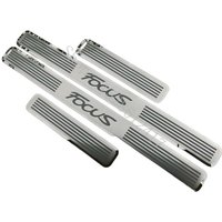 For Ford Focus 2 Focus 3 Mk3 2009 2010-2024 Stickers protector Door Sill Scuff Plate Threshold Welcome Pedal Car Accessories
