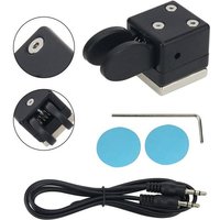 1 Set CW Key Automatic Short Wave Receiver With Magnetic Bottom Seat QU-21C ABS Double-paddle Wrench Power Tool Parts