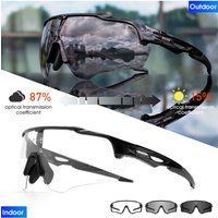 AliExpress SCVCN Photochromic Sunglasses Cycling Sunglasses MTB Cycle Eyewear Men's Sports Running Bicycle Glasses UV400 Protection Goggles