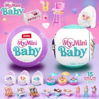 MY Mini Baby Sweet Hearts 2 ZURU 5 Surprise Ball mystery box Mini brand Collectible Miniature Toys lovely silicone baby dolls