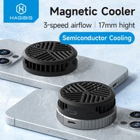 Hagibis Magnetic Cell Phone Cooler Universal Cooling Fan Portable Mobile Phone Radiator for iPhone 17 Pro Gaming Live Streaming