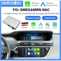 Wireless Carplay Android auto for Peugeot SMEG 208 308 508 3008 Citroën C4 DS3 DS4 DS5 Multimedia module Camera
