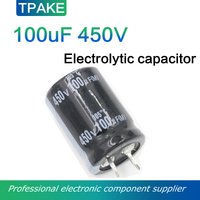 1PC 450V 100uF 450Volt 100MFD 22*30mm Snap In Aluminum Electrolytic Capacitor