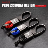 New Motorcycle Keyring Metal Key Ring Braided rope Keychain For YAMAHA MT09 MT07 MT10 MT03 MT 09 07 03 10 MT-09 MT-07 Universal