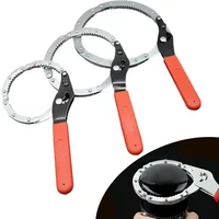 Compact Oil Filter Wrench Adjustable with Ergonomic Grip, Heavy-Duty Steel Construction for Automotive Filter Removal 3 pack