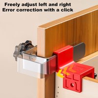 Cabinet Clamp 2 Pieces Cabinet Front Installation Clamps Adaptive Adjustable Jig Tools for Frame Positioning Drilling Mounting