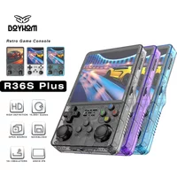 BOYHOM R36PLUS Handheld Game Console 4.0inch Big Screen 20000+ Games PK R36S Portable Pocket Video Player Kids Gift Arkos System