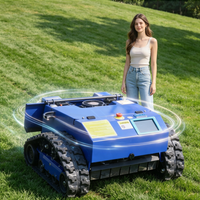 Customized lawn mower robot Smart Remote Control Lawn Mower Full Automatic Outdoor Mowing lawn mowers for sale