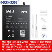 NOHON for Xiaomi Original mi 8 9 SE 9 Pro 10 Lite Ultra 10T 11 11Pro 11Ultra 12 12T 12S 13 13T X6 14 14Pro MIX4 Xiaomi Battery