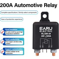 High Current Relay Starting Relay 200A 100A 12V 24V Power Automotive Heavy Current Start relay Car relay Earu