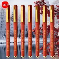 Red 0.7mm Matte Gel Pen Believe In Yourself With Smooth Red Ink,Signature Pen For Stationery, Teachers,Office Writing Supplies