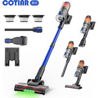 Aspirateur sans fil portatif COTIAR R11 500W 50000PA pour appareils ménagers, avec réservoir de poussière de 1,2 L et batterie amovible