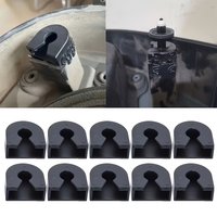 10pcs Door Trim Clip Bases Door Trims Secures Door Trims Vehicle Maintenance Parts for Car Doors Accessories Black Color