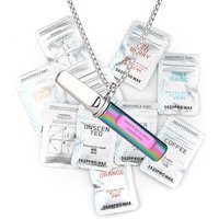 5X20PRO MAX Anxiety Breathing Necklace Relief Meditation Stainless Steel Quit Vaping Tool Mindfulness Jewelry for Women men