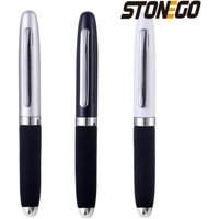 STONEGO Fashion Wallet Pen Short Paragraph Gift Travel Pocket Pen Mini Pocket Short Clip Metal RollerBall Pen Travel Pocket Pen