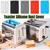 1/2pcs Toaster Dustproof Cover BPA-Free Food-Safe Silicone Toasters Protector Lid for Blocks Dirt Bugs Pet Hair Kitchen Gadgets