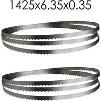 2pcs For Delta Einhell 8โ Band Saw Wood Plastic Metal Cutting 1425mm Bandsaw Blade 1425x6.35x0.35mm 6 10 14 Woodworking Tools