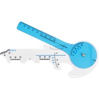 1pc Multi Function Plastic PD Ruler Pupil Distance Eye Wire Distance Front Angle Glasses Frame Curvature Measurement Tool