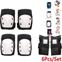 AliExpress RGGMQQ Adult/Kids Knee Pads Elbow Pads Wrist Guards 6 in 1 Protective Gear Set for Inline Roller Skating Skateboarding Scooter BMX etc.