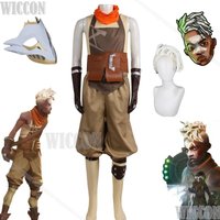 Arcane Tv Lol Ekko Cosplay Costume Wig Pant Suit Game RolePlay Boy Savior Outfit Halloween Anime Game Fancy Men Women Customized