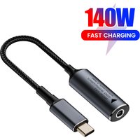PD 140W DC to Type C Converter 5/9/20V 5.5X2.5 7.4X0.6 Power Adapter Square Mouth Mobile Phone for Lenovo/HP/Samsung