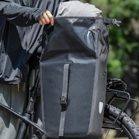 Bike Rear Rack Bag Bicycle Panniers 25L Mountain Bike Quick Release Buckle Pannier Waterproof Bike Double Side Storage Bag