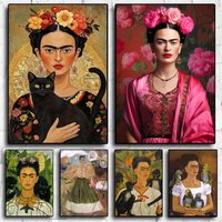 Art F-Frida K-Kahlo High-End Fashion Diamond Painting for Living Room Entryway Luxury Home Decor