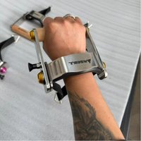 Stainless Steel Pull Back Handle Side Lift High Position Pull Down Handle Gantry Grip Strength Trainer Shoulder Training Device