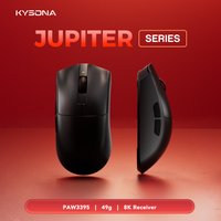 KYSONA Jupiter Pro Lightweight Game Esports Office 3395 Sensor 8khz Receiver Wireless Rechargeable Mouse Is Worth Having