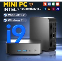 2026 Intel Core i9 10980HK N150 Mini PC Windows 11 16GB 32GB RAM 1TB 2TB SSD Gaming Computer WiFi6 BT5.2 Portable Desktop MiniPC