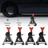 4-teiliges Wagenheber-Set mit 3 Tonnen Tragfähigkeit und doppeltem Verriegelungsmechanismus für SUVs, Pickups, Limousinen, UTVs/ATVs.