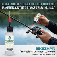 SIKEZHAN Lubricating Oils 60ml Precision Lure Reel Lubricant for Spinning & Baitcasting Reels Anti-Corrosion Maintenance Oil