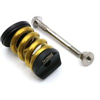 Rear Shock Absorber Titanium Alloy Rear Shock Absorber Ultra Light 38g Quenching Treatment For Brompton Small Cloth P Series