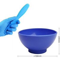 Dental Lab Silicone Mixing Bowl Flexible Cup Dental Plaster Spatula Alginate Mixing Knife Dental Lab Materials Dentistry Tools